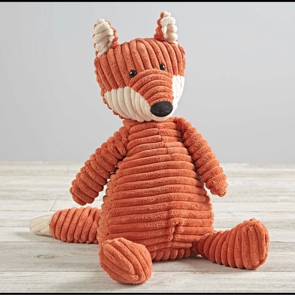 Jelly Cat Cordy Roy Fox bean filled texture animal plush toy 17 imaginary play - Picture 1 of 16